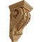 Ekena Millwork 2 1/4"W x 2 1/4"D x 4 1/4"H Extra Small Acanthus Wood Corbel, Maple CORW02X02X04ACMA - alternate 1
